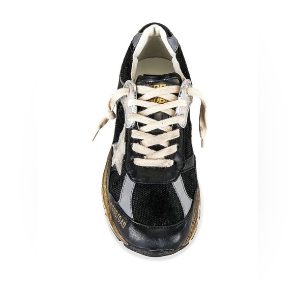 Golden Goose Women Running Dad Sneaker Silver Black NIB Auth - Picture 6 of 8